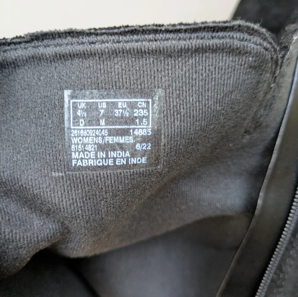 Clark's May Shine Black Suede Boots - Picture 5 of 10